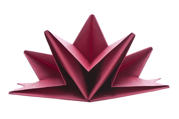 Servietten rot 40x60cm vorgefaltet - 12 Stck